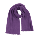 Шарф Forges вязаный, фиолетовый