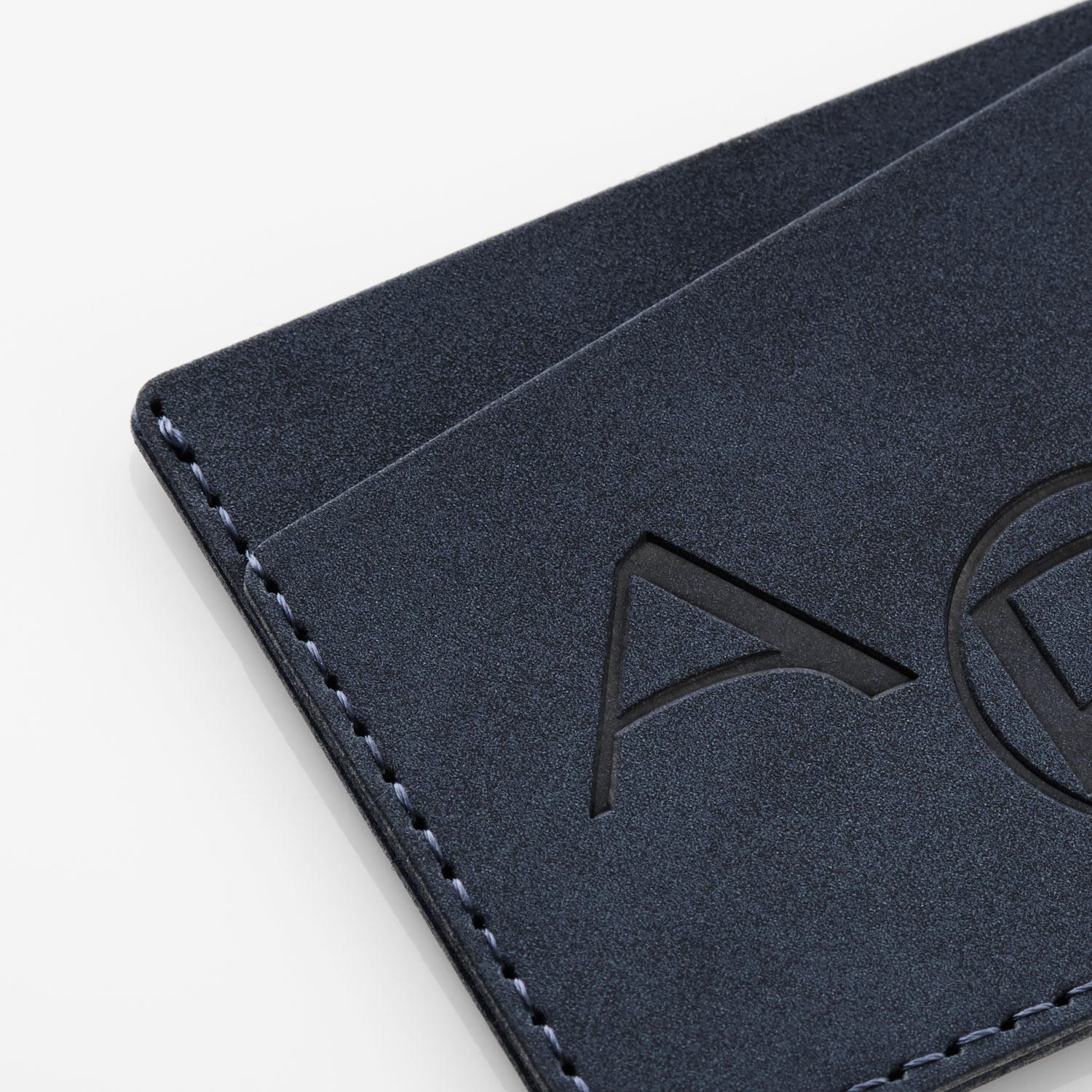 Кардхолдер Nuba со скошенным карманом, синий — изображение 6