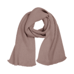 Шарф Forges вязаный, коричневый