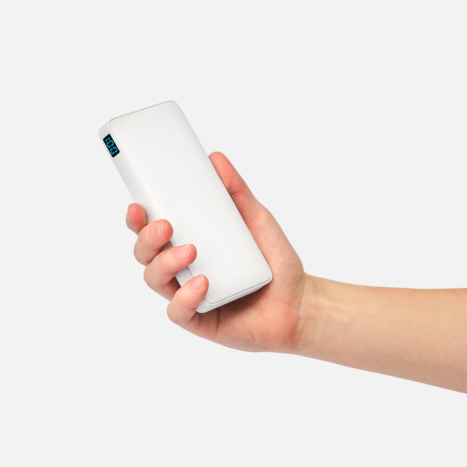 Внешний аккумулятор с подсветкой Анкор Плюс PD (Ancor PD Plus) 10000 mAh, белый — изображение 2