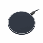 Беспроводное зарядное устройство с подсветкой 15W Auris, синее