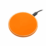 Беспроводное зарядное устройство с подсветкой 15W Auris, оранжевое