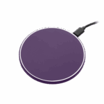 Беспроводное зарядное устройство с подсветкой 15W Auris, фиолетовое