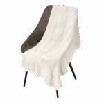 Плед Cella вязаный, бежевый (без подарочной коробки)