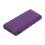 Внешний аккумулятор с подсветкой Ancor PD Plus 10000 mAh, фиолетовый