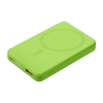 Внешний аккумулятор Largo PD 5000mAh с функцией беспроводной зарядки 15W, салатовый