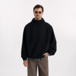 Ветровка (анорак) оверсайз унисекс RISSMAN, черная