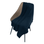 Плед Malta Soft вязаный, 160*90 см, синий