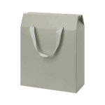 Подарочная коробка-пакет универсальная большая, серая