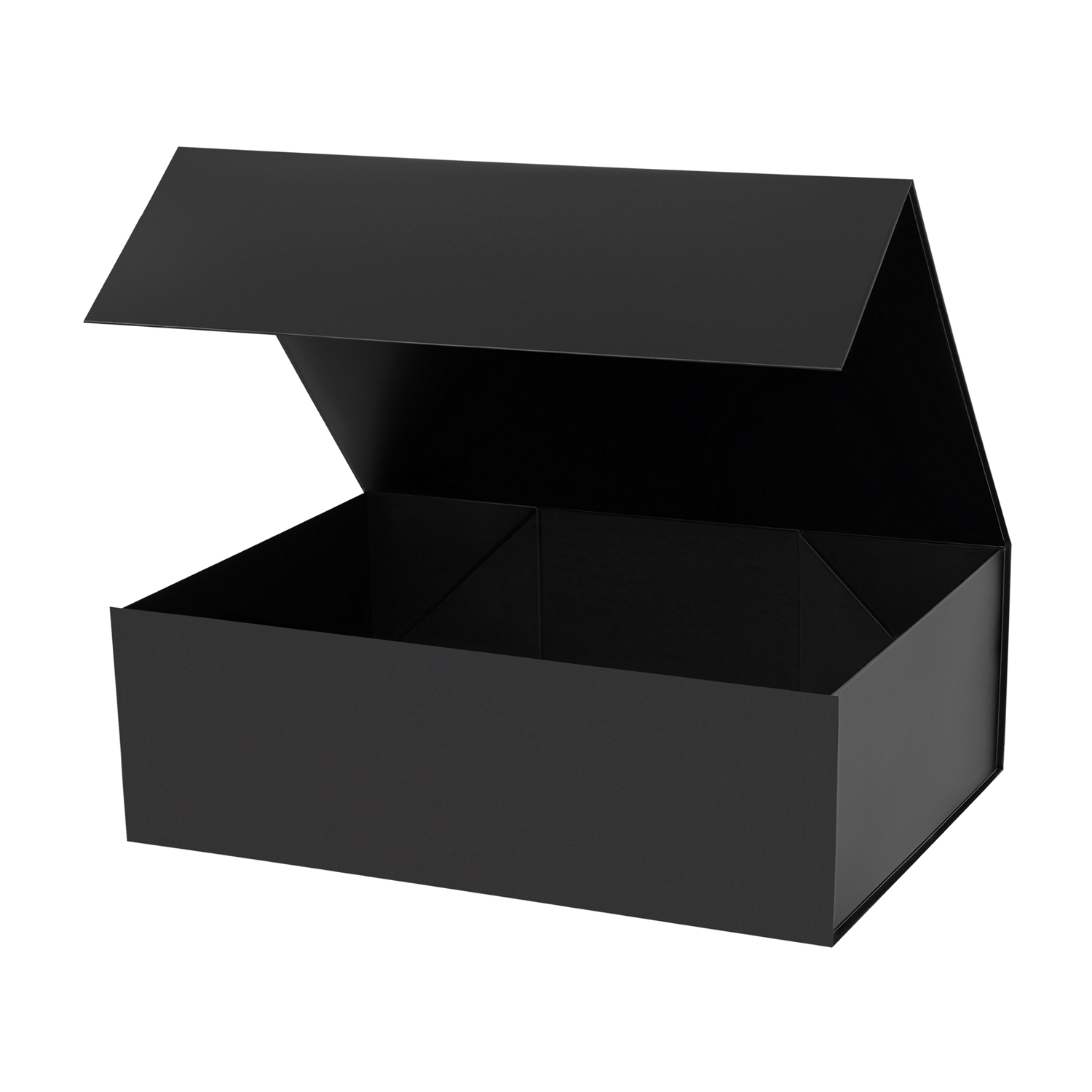 Подарочная коробка-трансформер средняя, черная