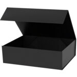 Подарочная коробка-трансформер большая, черная