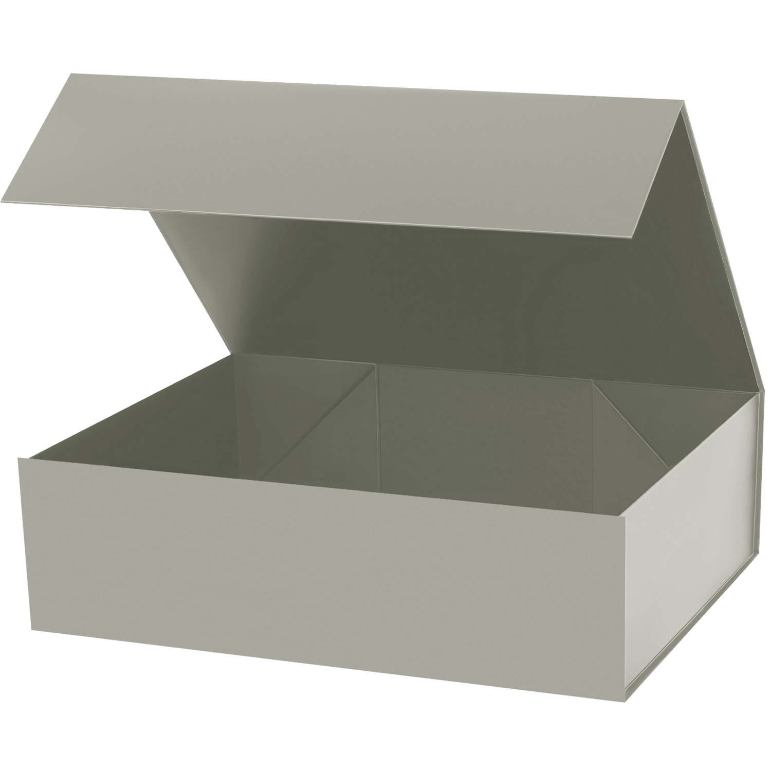 Подарочная коробка-трансформер большая, серая