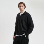 Толстовка на молнии унисекс FLOW, черная