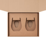 Доп. ложемент под 2 стакана для воды (для рифленого стекла) в малую коробку (арт. 21001.020)