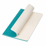 Блокнот Corsa slim, бирюзовый