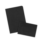 Подарочный набор Tweed, черный (кардхолдер, обложка на паспорт)