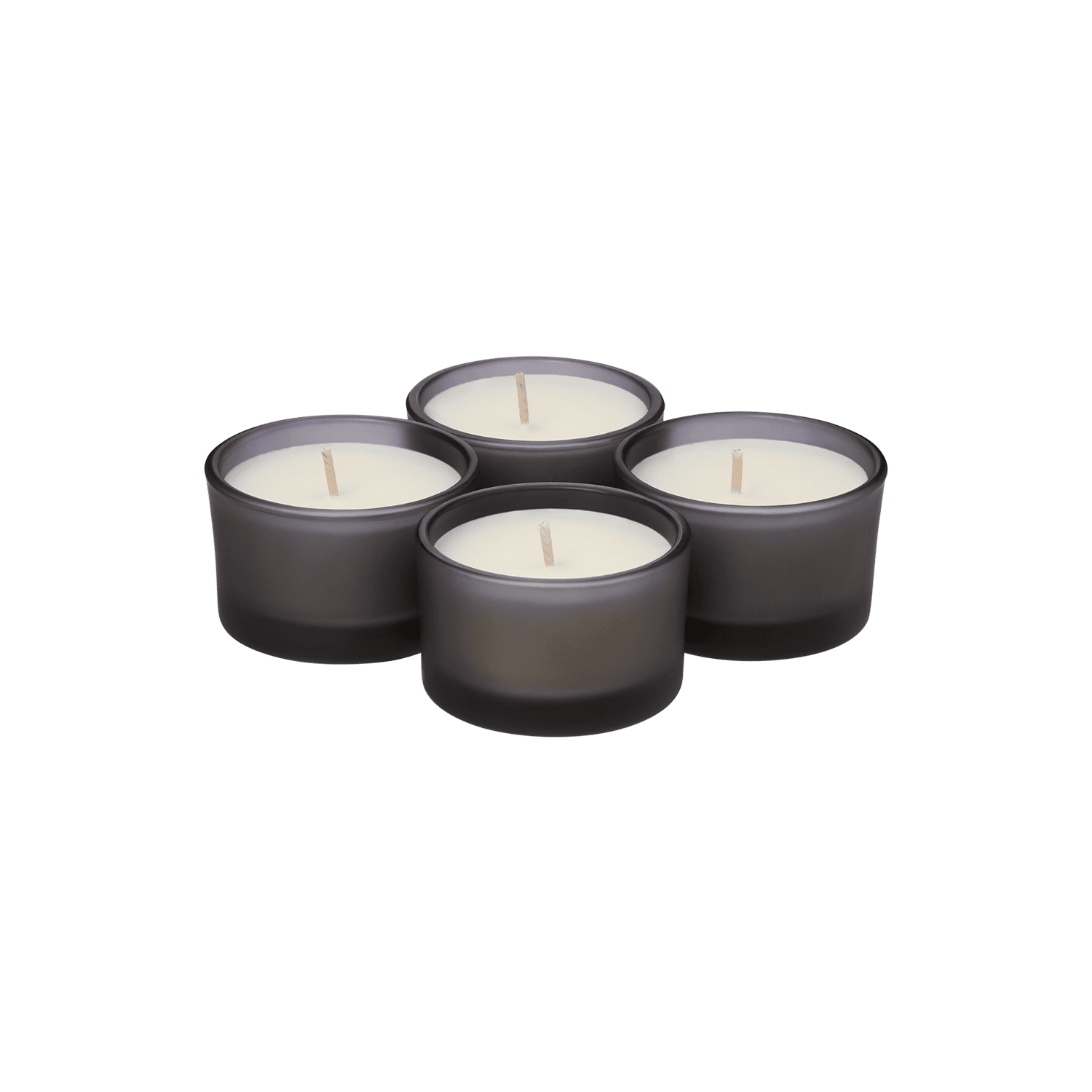 Набор ароматических свечей Sento, серый