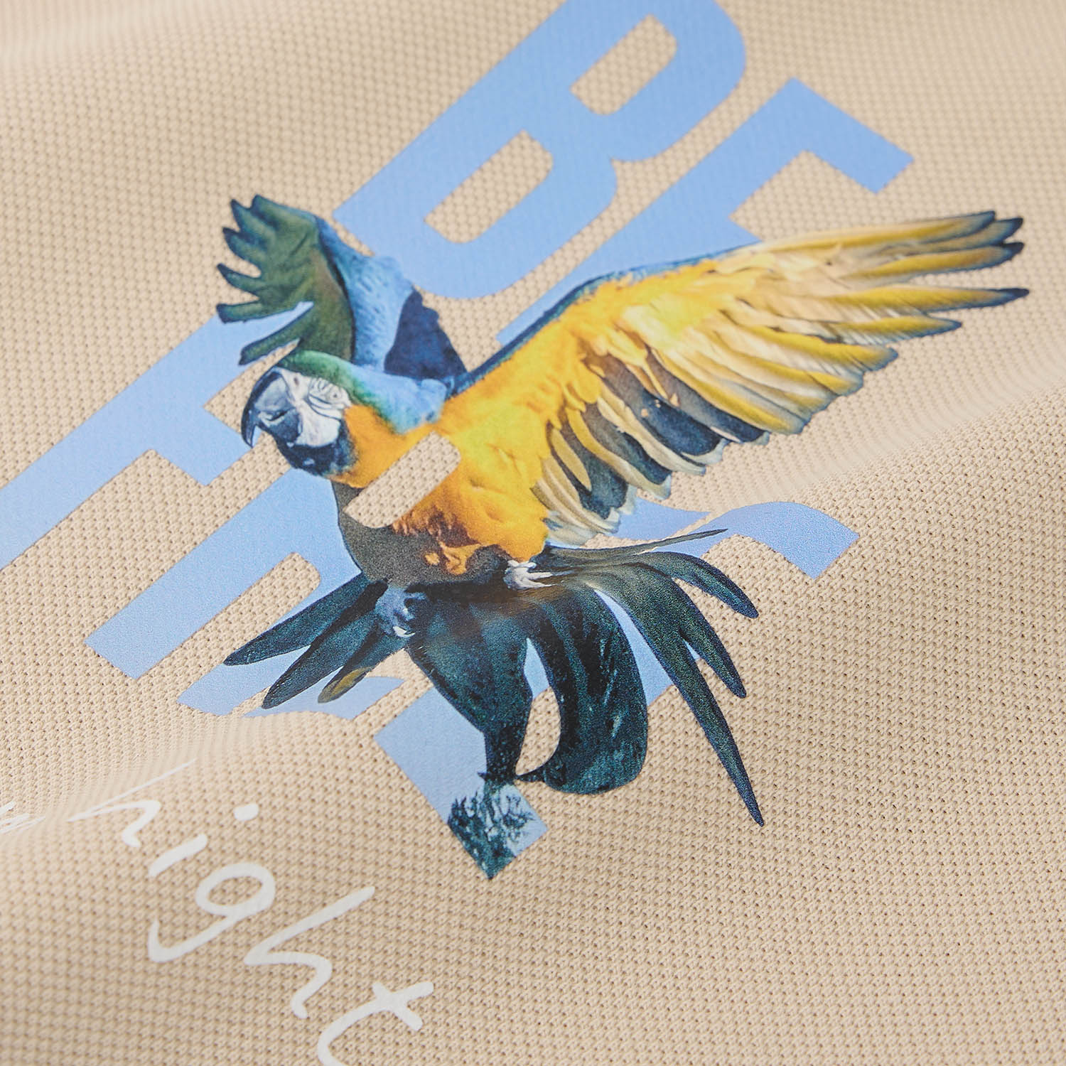 Футболка унисекс премиум AURA, бежевый — изображение 4