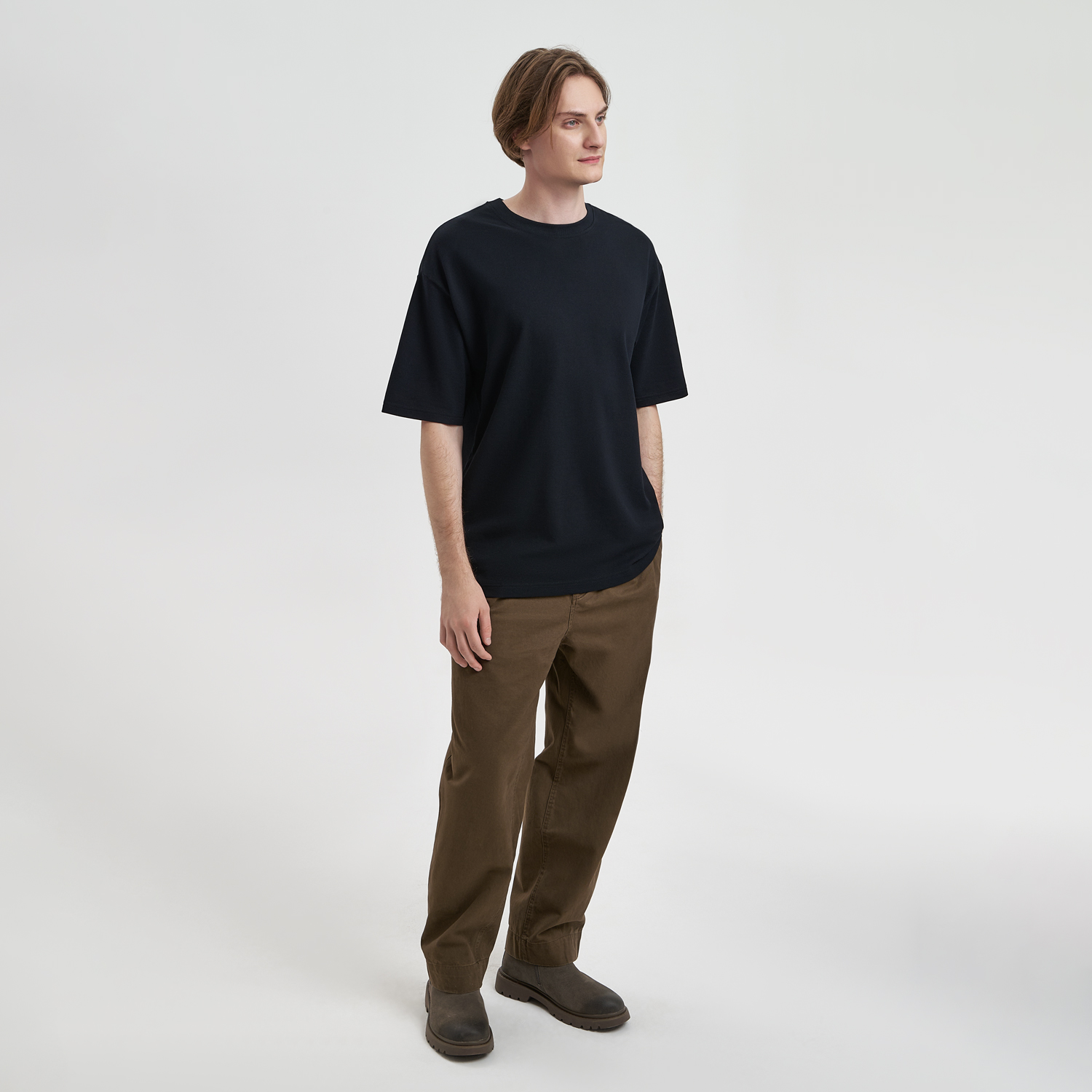 Футболка унисекс премиум AURA, черный — изображение 5