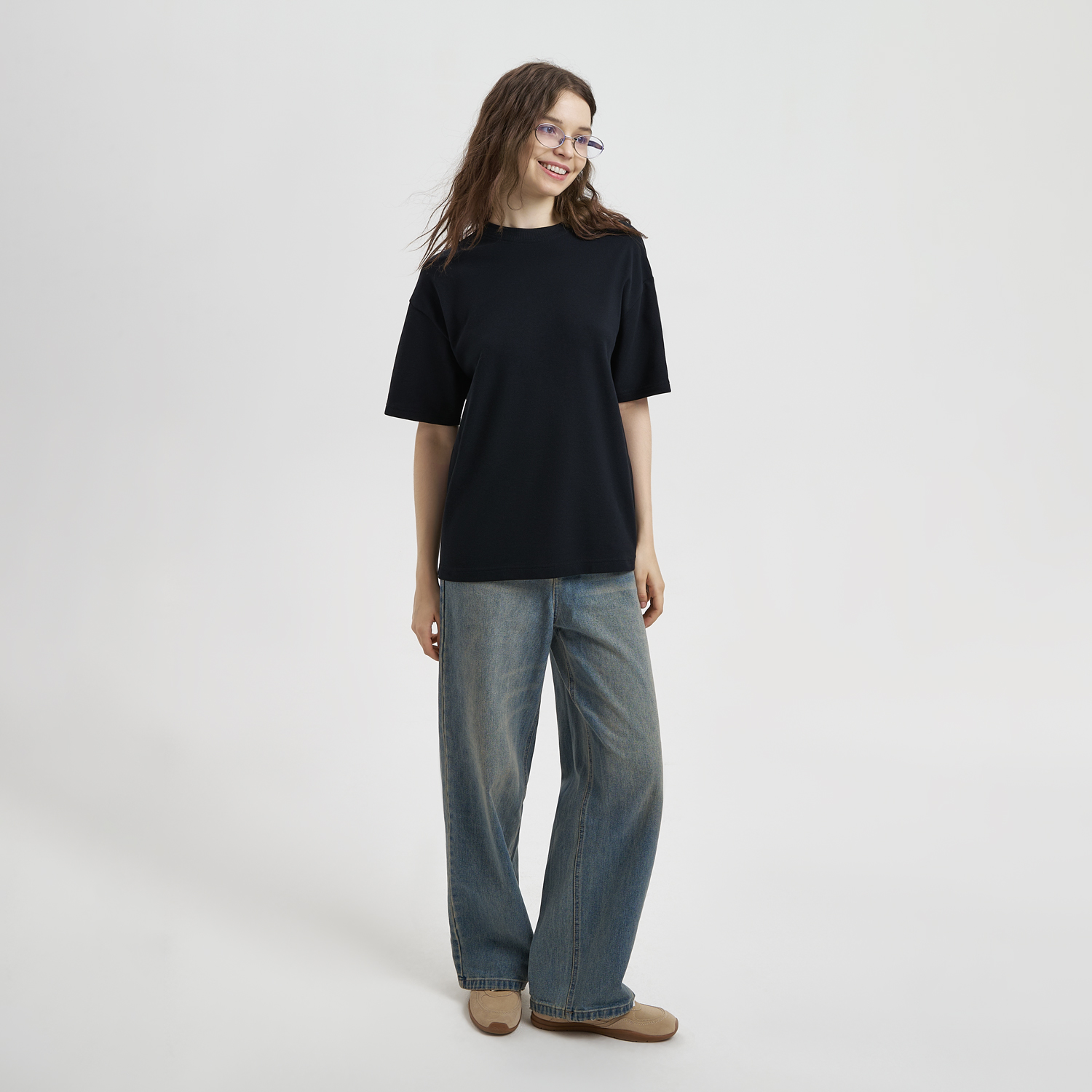 Футболка унисекс премиум AURA, черный — изображение 6