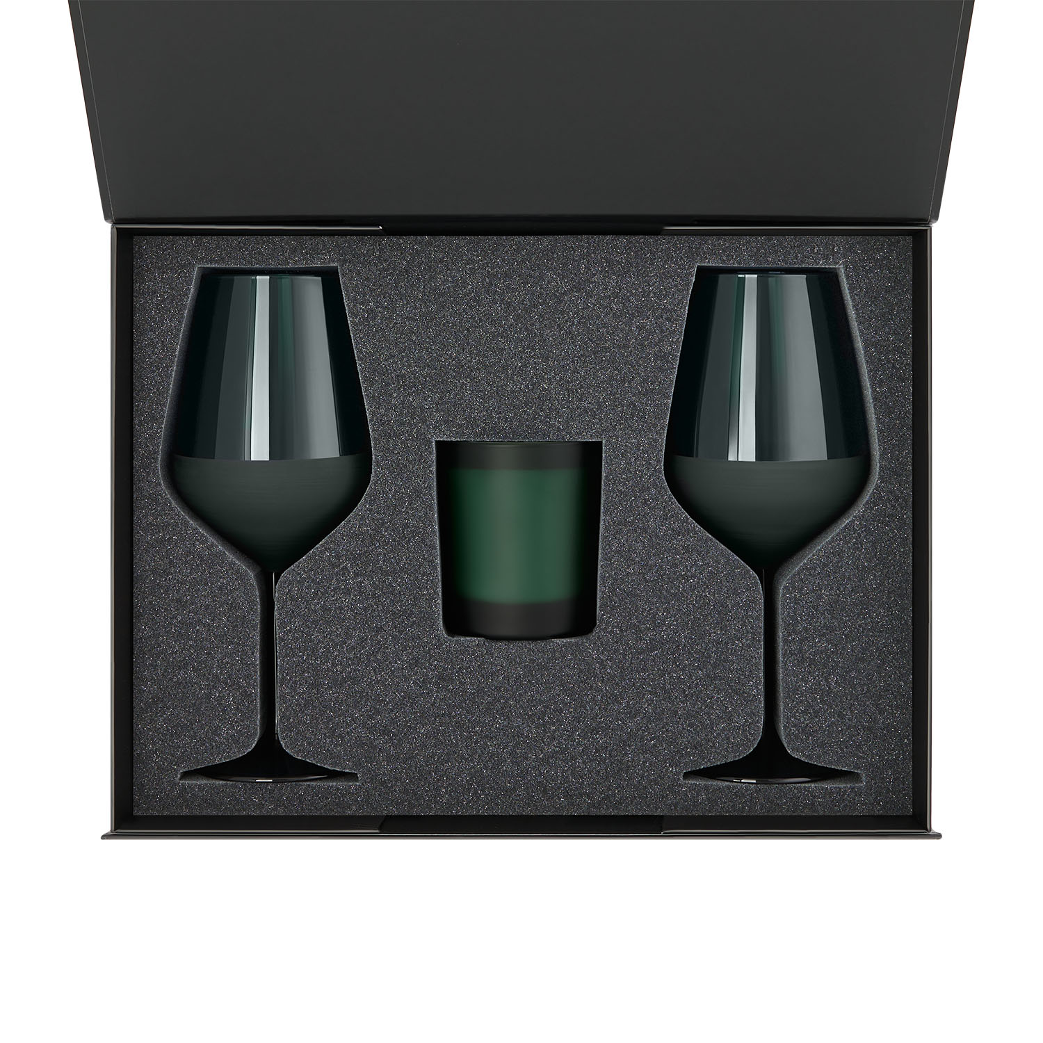 Ложемент под свечу Enigma + 2 бокала для вина в среднюю коробку-трансформер (арт. 695721) — изображение 3