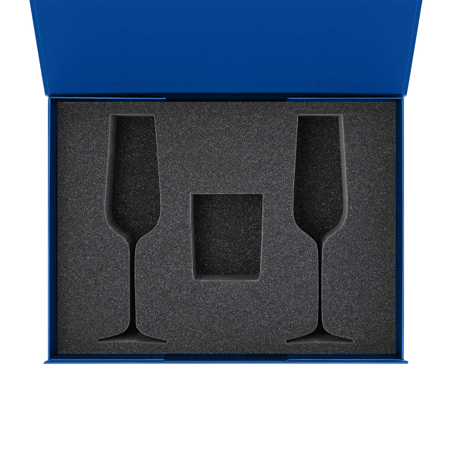 Ложемент под свечу Enigma + 2 бокала для шампанского в среднюю коробку-трансформер (арт. 695721) — изображение 4
