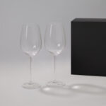 Подарочный набор 2 бокала для вина Blanche в черной коробке