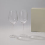 Подарочный набор 2 бокала для вина Blanche в серой коробке