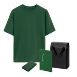 Набор с одеждой RUST (футболка, аккумулятор, блокнот, ручка), зеленый, M/L