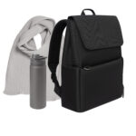 Подарочный набор Marco, серый (шарф, термобутылка, рюкзак)