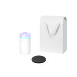 Подарочный набор Crystal, Auris, черный (увлажнитель воздуха, зарядное устройство)