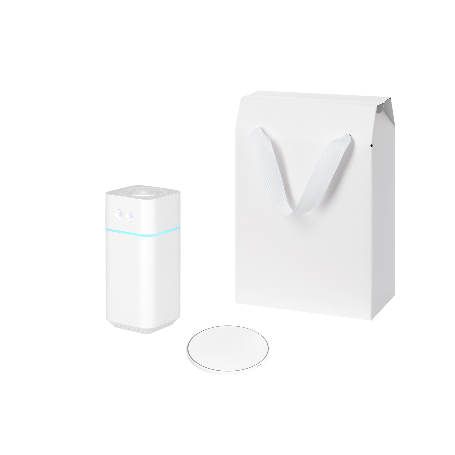 Подарочный набор Cloud NEO, Auris, белый (увлажнитель воздуха, зарядное устройство)