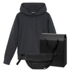 Набор с одеждой ALEX (худи, поясная сумка), черный, L