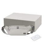 Подарочный набор Boston, Atlantis, серый (поясная сумка, аккумулятор)