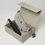 Подарочный набор Boston, Filton, серый (поясная сумка, зонт)