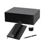 Подарочный набор Passion, Molto, черный (колонка, ежедневник, ручка)