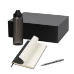 Подарочный набор Nevada, Star, черный (бутылка, ежедневник, ручка)