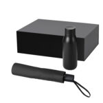 Подарочный набор Sevilla, Atlanta, черный (зонт, термобутылка)