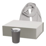 Подарочный набор Strada, Forges, серый (термокружка, шарф)