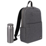 Подарочный набор Forst, Allegra, серый (рюкзак, термобутылка)