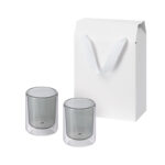 Подарочный набор 2 cтеклянных стакана Marlo в коробке-пакете