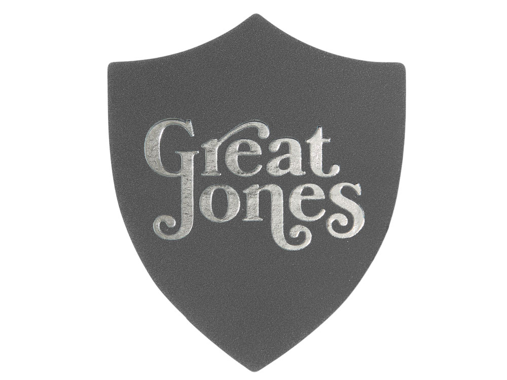 ПАТЧ ЩИТ nubuk (серый) 6,6 х 5,5 см — изображение 3