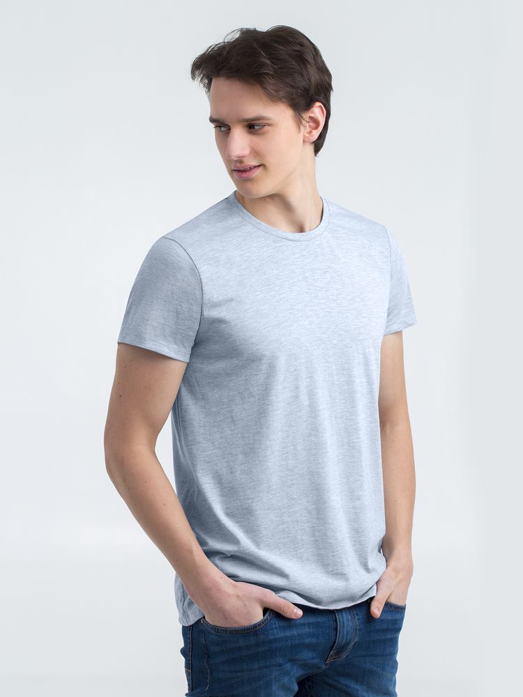 Футболка мужская Regent Fit 150, голубой меланж — изображение 2