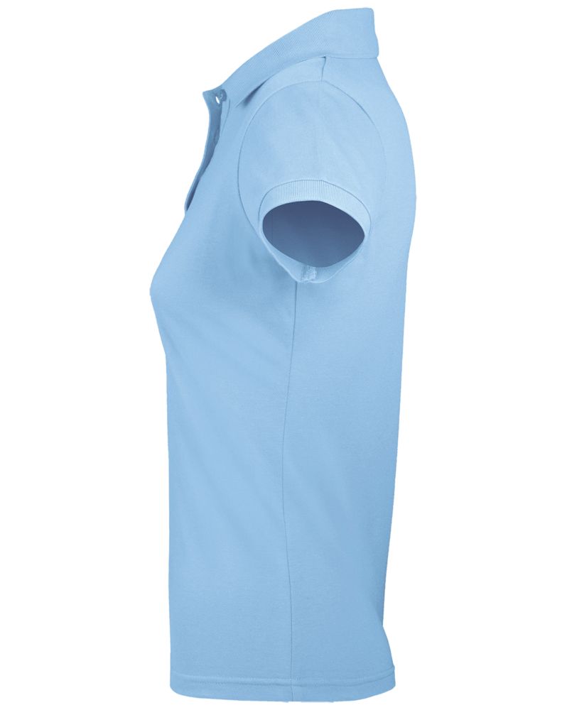 Рубашка поло женская Prime Women 200 голубая — изображение 3