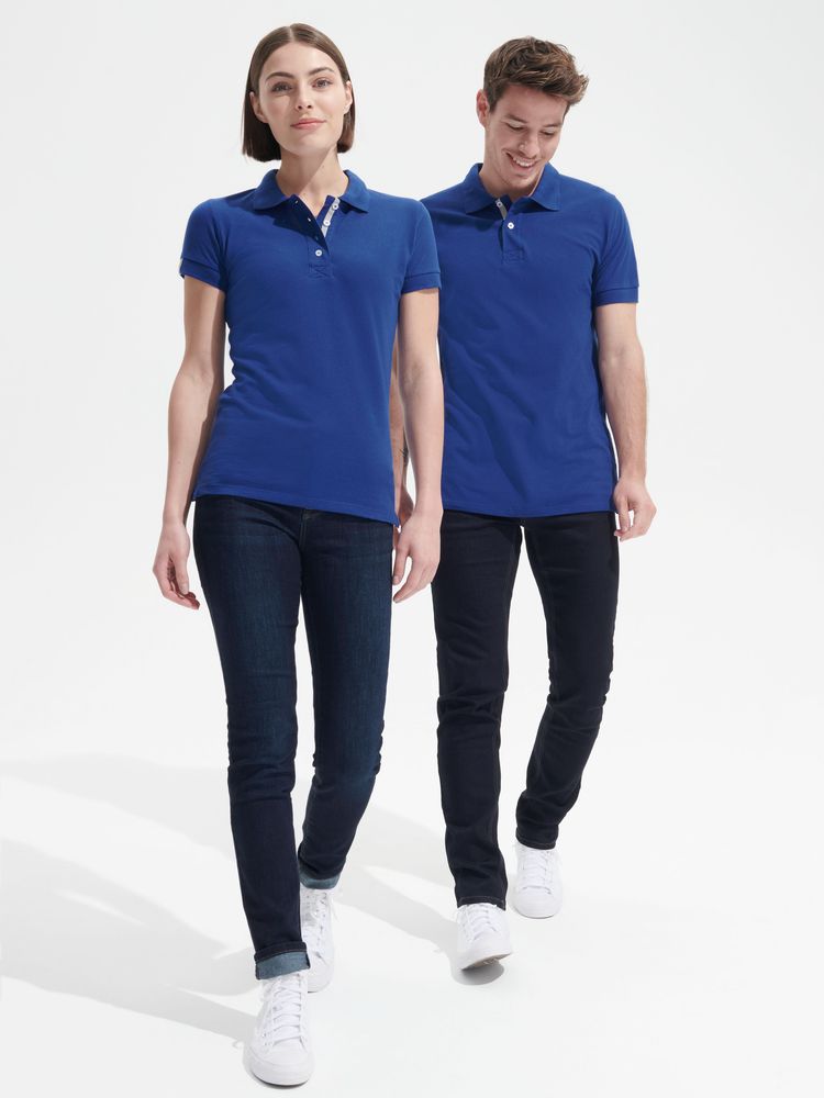 Рубашка поло женская Portland Women 200 темно-синяя — изображение 5