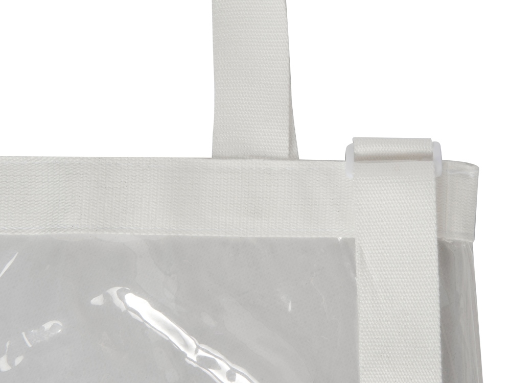 Сумка Frank из прозрачного пластика с регулирующейся лямкой, прозрачный — изображение 4