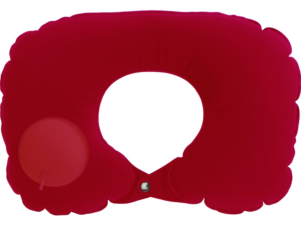 Подушка под шею с помпой Push, красный — изображение 5