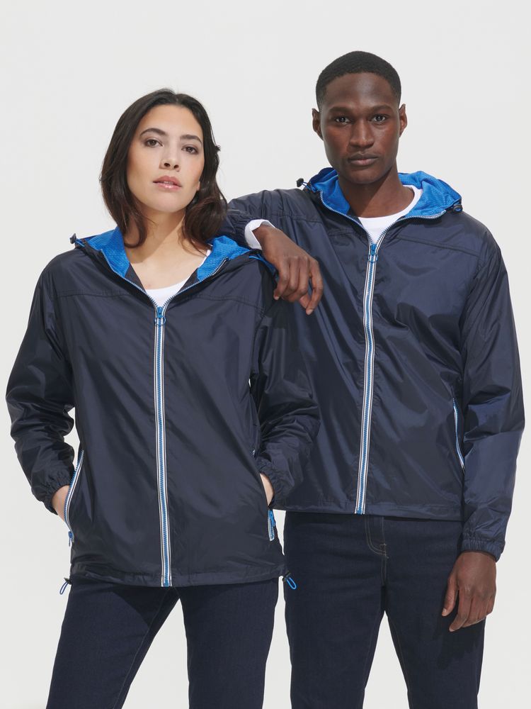 Ветровка Skate, темно-синяя с ярко-синим — изображение 5