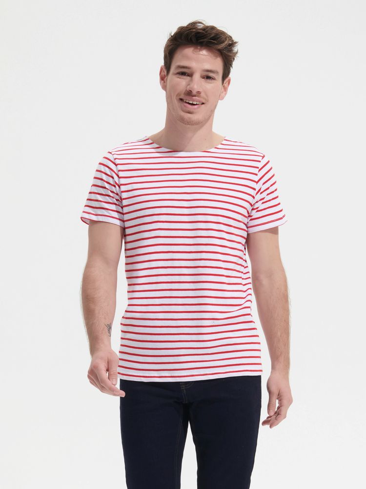 Футболка Miles Men белая с красным — изображение 4