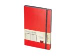 Ежедневник А5 недатированный Megapolis Soft, красный (Р)